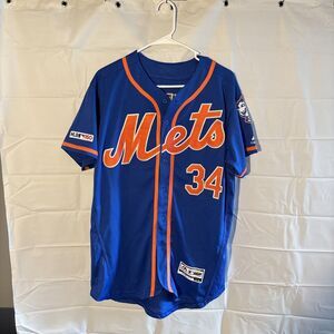 New York Mets Noah Syndergaard #34 MLB150 FlexBase Size 40 Men Medium Stitched